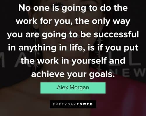 Alex Morgan quotes to helping others