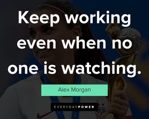 Alex Morgan quotes to helping others