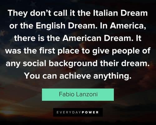 Inspirational American dream quotes