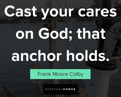 anchor quotes about god and from bible verses