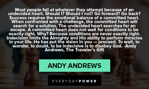 Motivational Andy Andrews Quotes