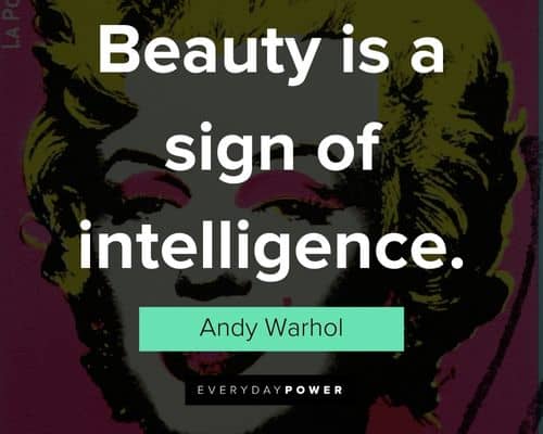 andy warhol beauty quotes