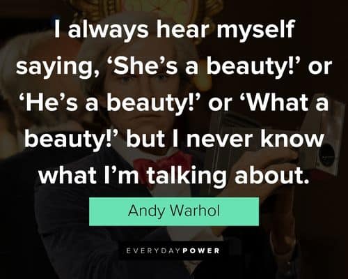 Other Andy Warhol quotes
