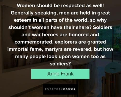 Cool Anne Frank Quotes