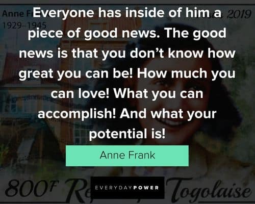 Relatable Anne Frank Quotes