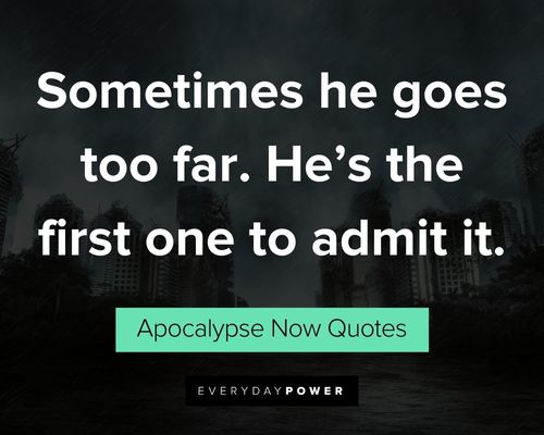Epic Apocalypse Now quotes