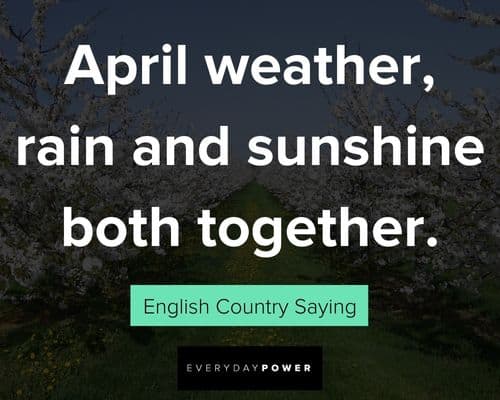 Epic April quotes