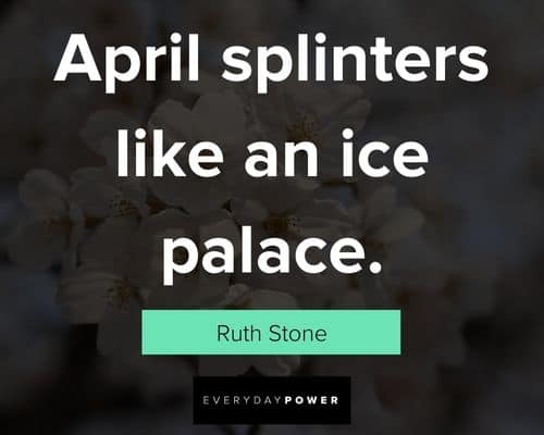 Short April quotes