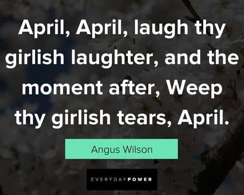 April quotes