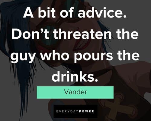Arcane quotes from Vander