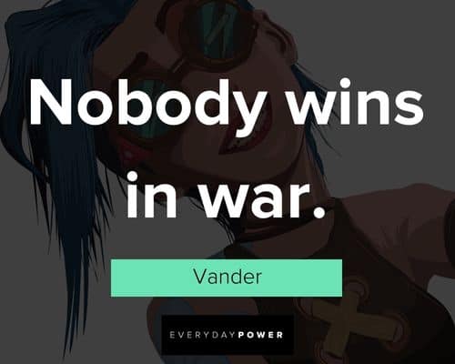 Arcane quotes about nobody wins in war