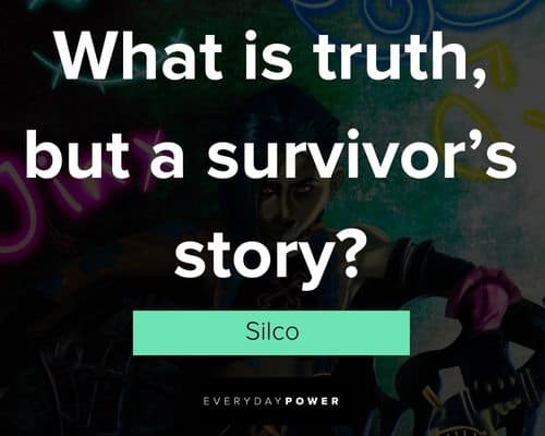 Arcane quotes about what is truth, but a survivor’s story