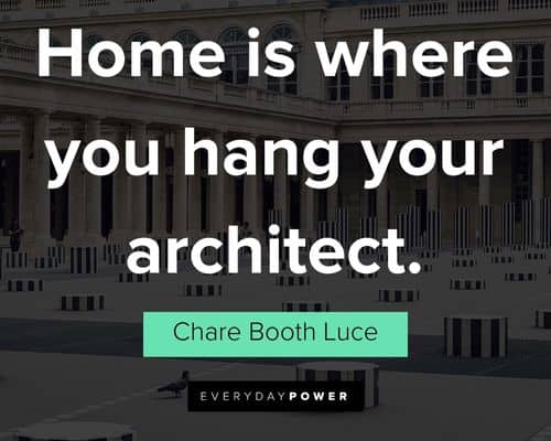 Architecture quotes about home is where you hang your architect