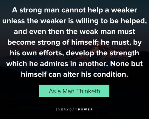 As a Man Thinketh quotes about others