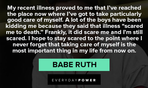 Babe Ruth quotes about life