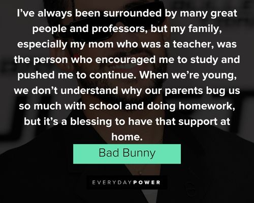 Inspirational Bad Bunny quotes