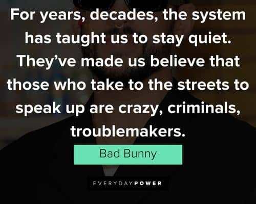 Bad Bunny quotes to inspire you