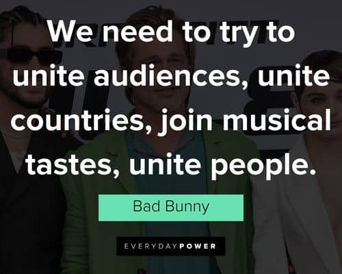 Bad Bunny quotes to motivate you