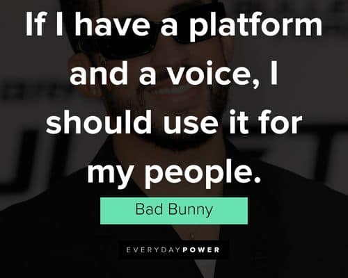 Bad Bunny quotes for Instagram