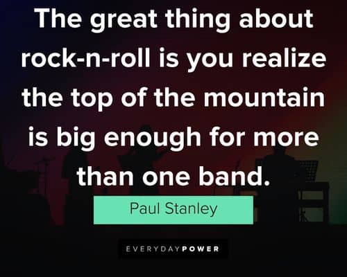 Band quotes about the power of a good band 