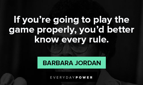 Witty, funny, and straightforward Barbara Jordan quotes and sayings