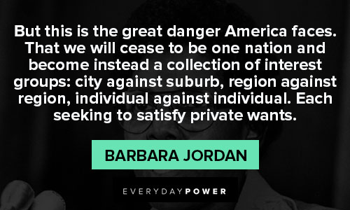 Barbara Jordan quotes and sayings 