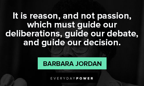 Special Barbara Jordan quotes