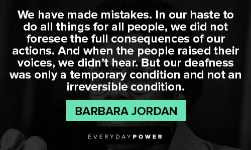 Inspirational Barbara Jordan quotes