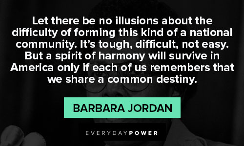 Best Barbara Jordan quotes