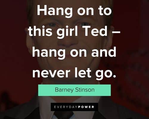 Wise Barney Stinson quotes about love