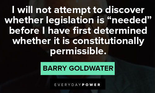 Barry Goldwater quotes on government