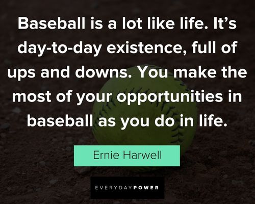 baseball quotes about life 