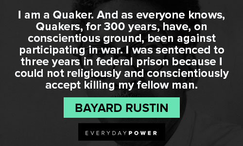 Top Bayard Rustin quotes