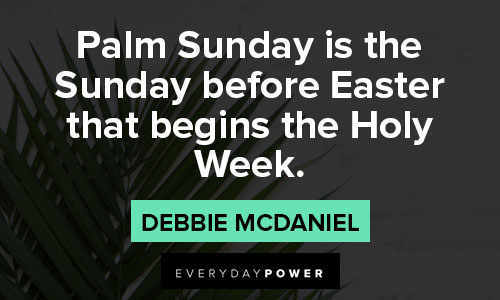 palm sunday quotes about holy week