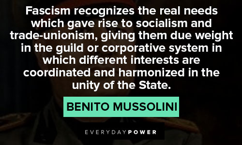 More Benito Mussolini quotes