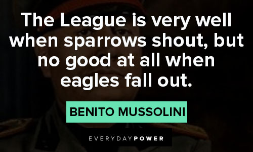 Inspirational Benito Mussolini quotes