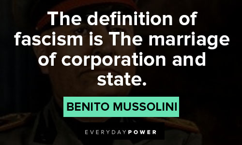 Benito Mussolini quotes on unifying the state