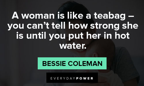 Bessie Coleman Quotes about women