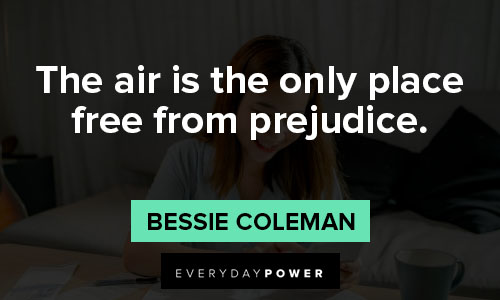 Bessie Coleman Quotes about air