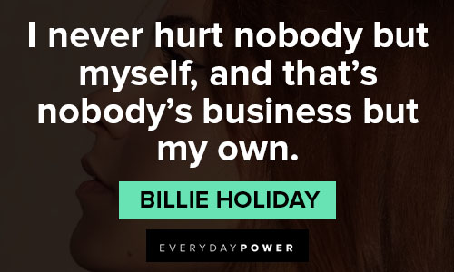 Inspirational billie holiday quotes