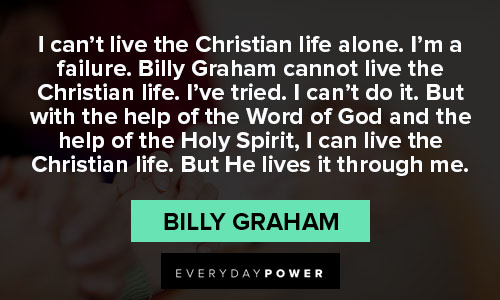 Billy Graham quotes from Billy Graham
