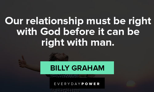 Billy Graham quotes of relationship