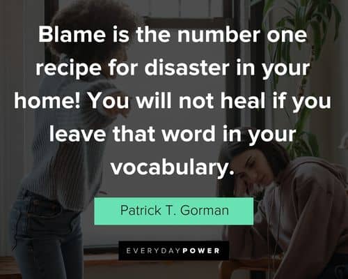 More blame quotes