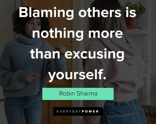 Why we blame quotes