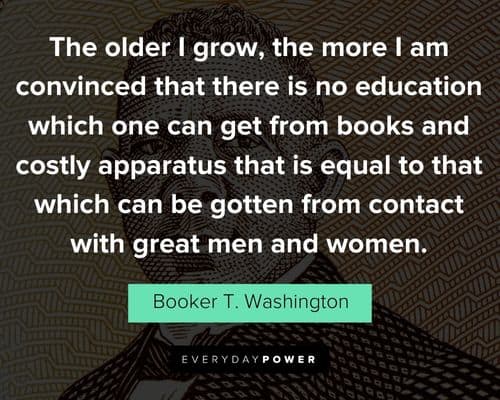 Booker T. Washington quotes