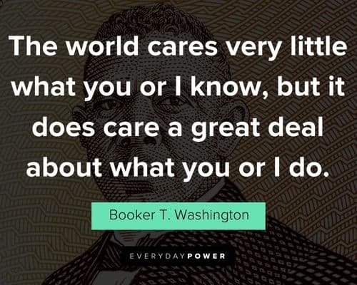 Funny Booker T. Washington quotes