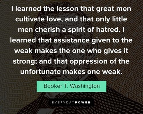 Booker T. Washington quotes to motivate you 