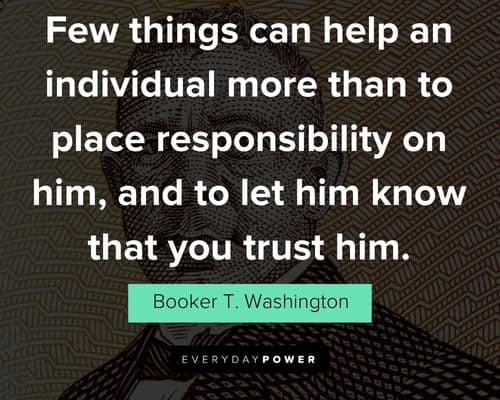 Relatable Booker T. Washington quotes