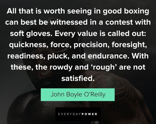 boxing quotes that satisfied