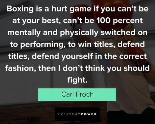 boxing quotes about game